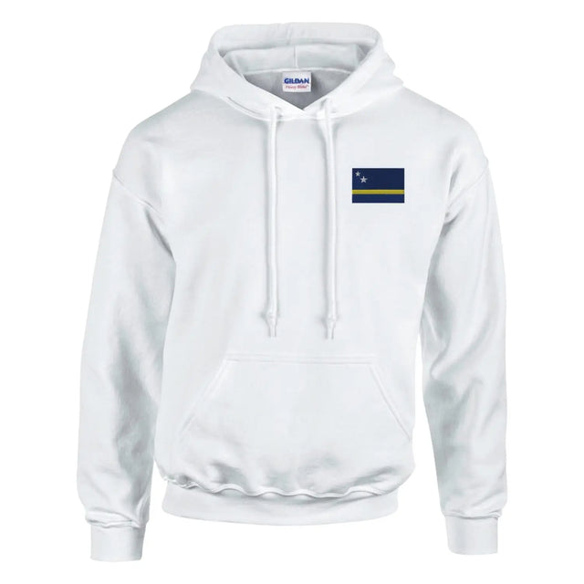 Sweat à capuche drapeau de curaçao en broderie - pixelformaflag