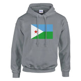 Sweat à capuche Drapeau de Djibouti - Pixelforma 