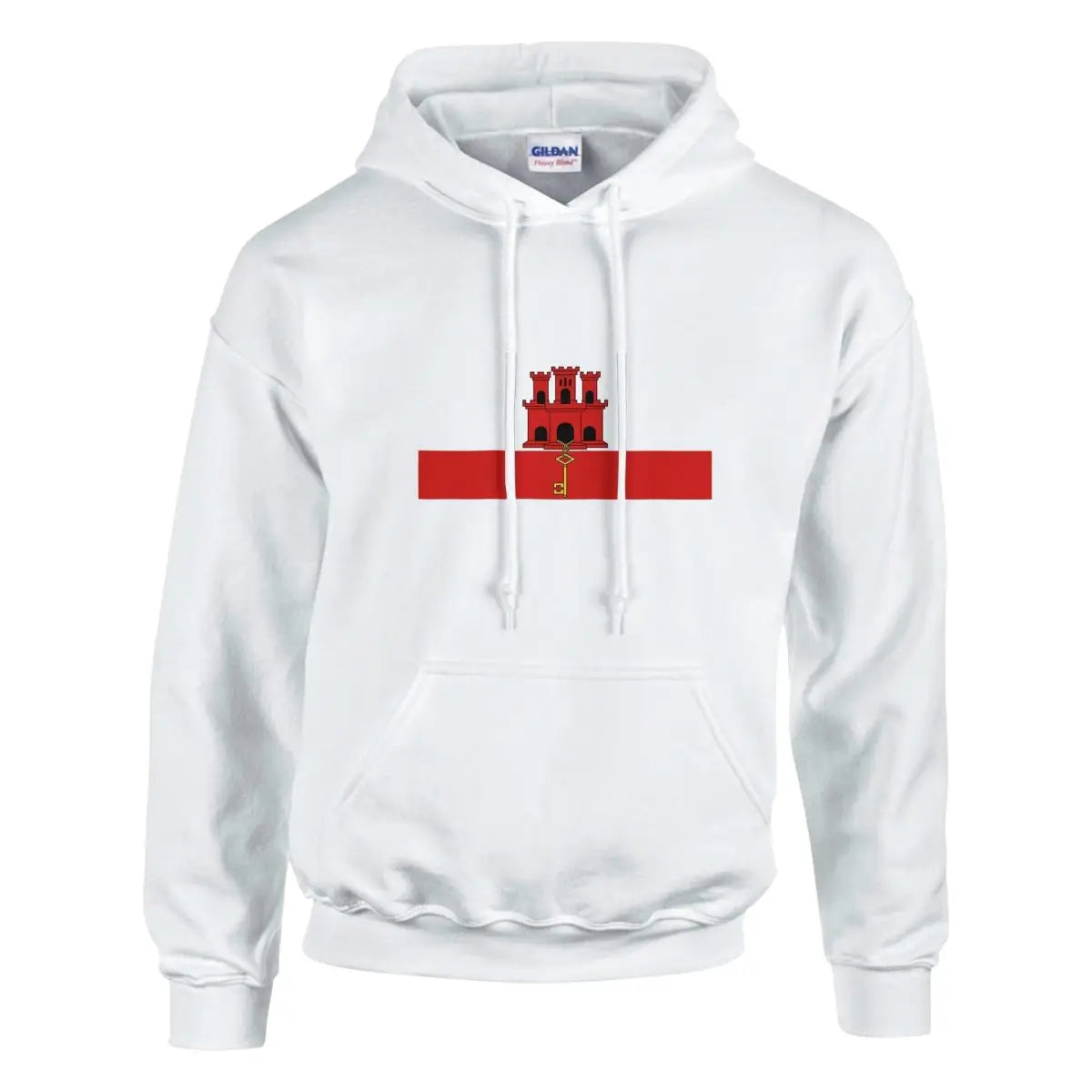 Sweat à capuche Drapeau de Gibraltar - Pixelforma 