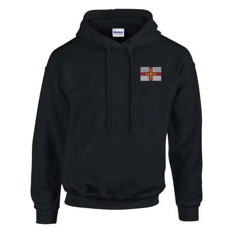 Sweat à capuche drapeau de guernesey en broderie - pixelformaflag