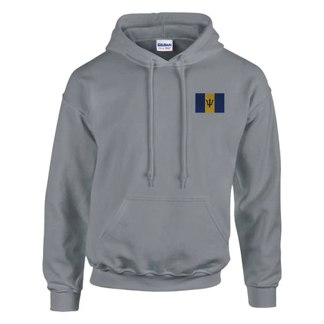 Sweat à capuche drapeau de la barbade en broderie - pixelformaflag