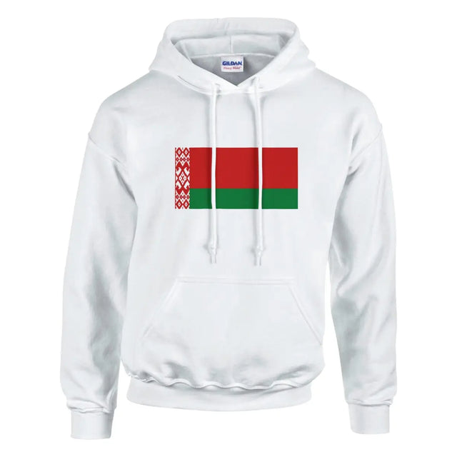 Sweat à capuche Drapeau de la Biélorussie - Pixelforma 