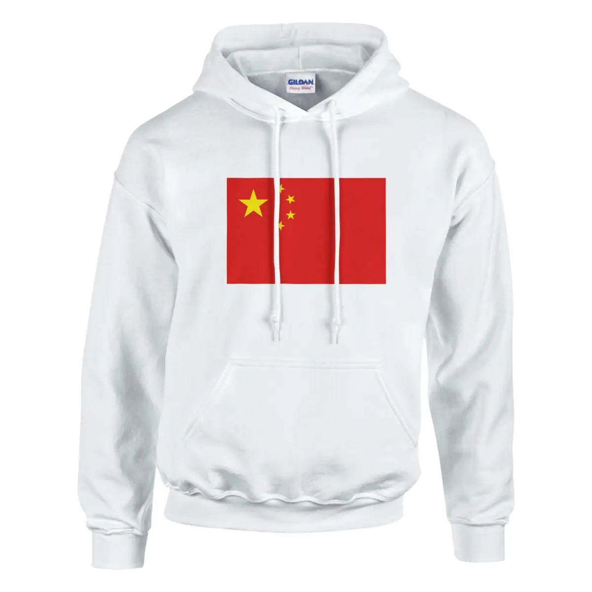 Sweat à capuche Drapeau de la Chine - Pixelforma 