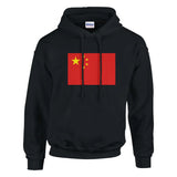 Sweat à capuche Drapeau de la Chine - Pixelforma 