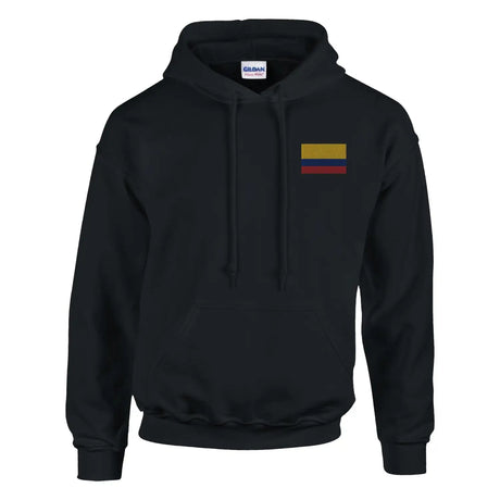 Sweat à capuche drapeau de la colombie en broderie - pixelformaflag