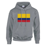 Sweat à capuche drapeau de la colombie - pixelformaflag