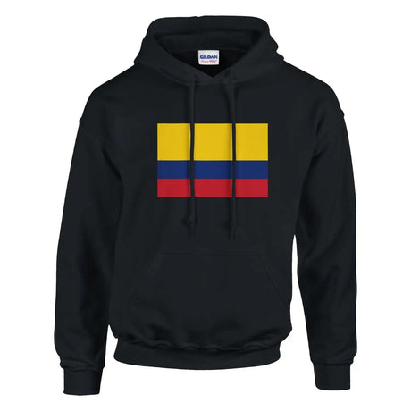 Sweat à capuche drapeau de la colombie - pixelformaflag