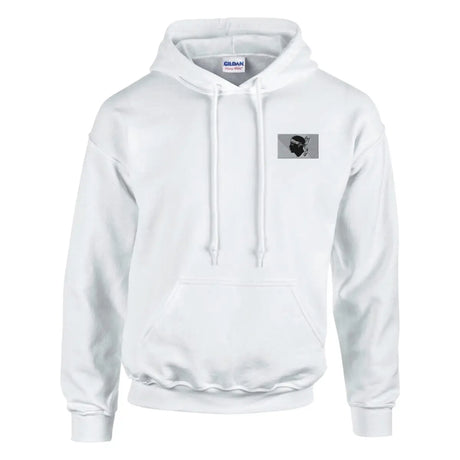 Sweat à capuche drapeau de la corse en broderie - pixelformaflag