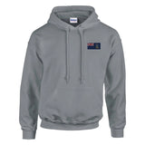 Sweat à capuche drapeau de la géorgie du sud-et-les îles sandwich du sud en broderie - pixelformaflag