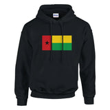 Sweat à capuche drapeau de la guinée-bissau - pixelforma