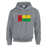 Sweat à capuche drapeau de la guinée-bissau - pixelforma