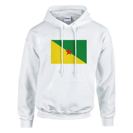 Sweat à capuche Drapeau de la Guyane - Pixelforma 