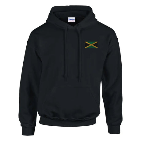 Sweat à capuche drapeau de la jamaïque en broderie - pixelformaflag