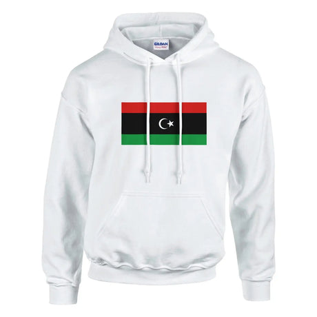 Sweat à capuche drapeau de la libye - pixelformaflag