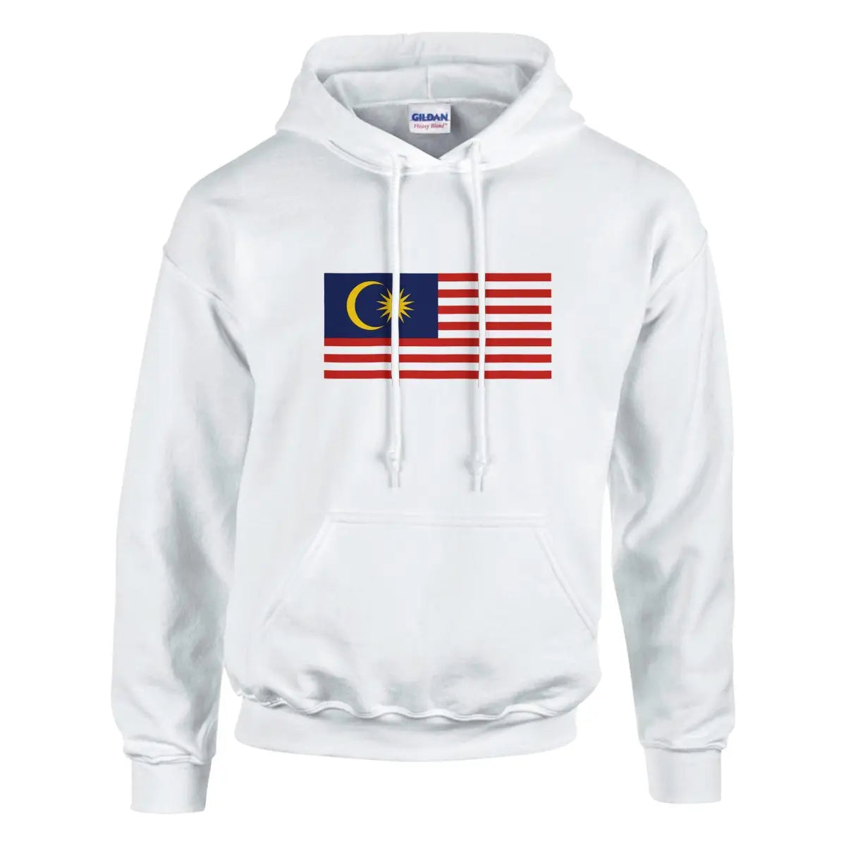 Sweat à capuche Drapeau de la Malaisie - Pixelforma 