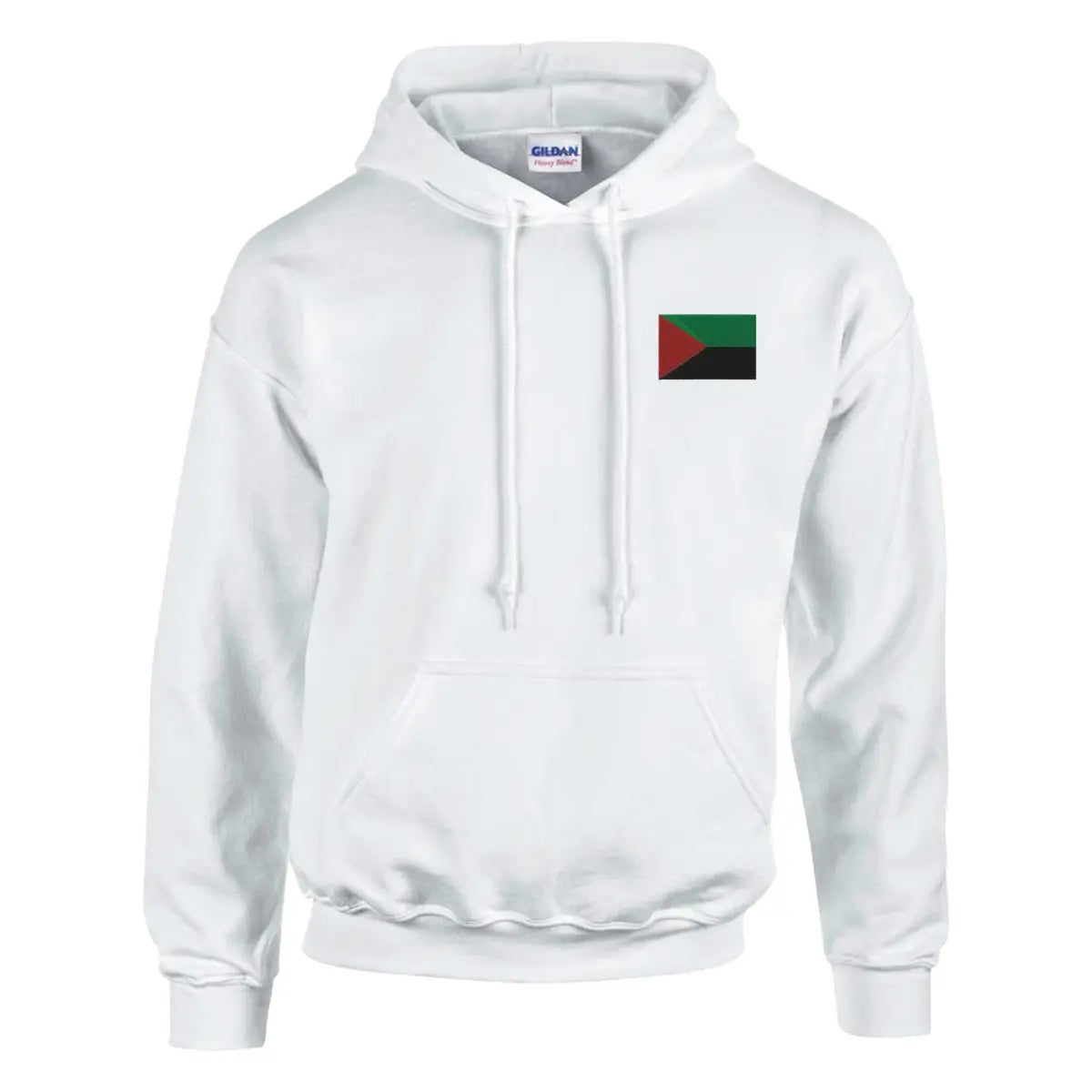 Sweat à capuche drapeau de la martinique en broderie - pixelformaflag