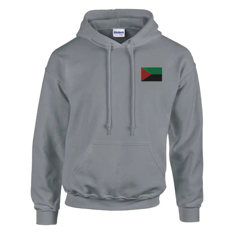 Sweat à capuche drapeau de la martinique en broderie - pixelformaflag