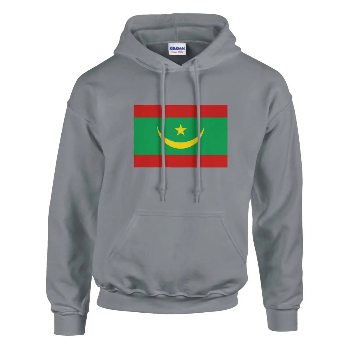 Sweat à capuche Drapeau de la Mauritanie - Pixelforma 