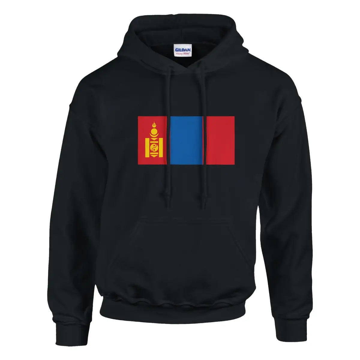 Sweat à capuche Drapeau de la Mongolie - Pixelforma 