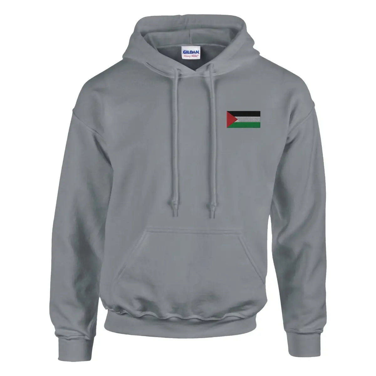 Sweat à capuche drapeau de la palestine en broderie - pixelformaflag