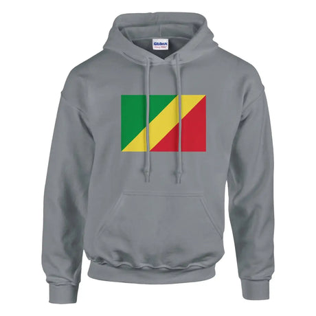 Sweat à capuche Drapeau de la république du Congo - Pixelforma 