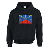 Sweat à capuche drapeau de la réunion - pixelformaflag