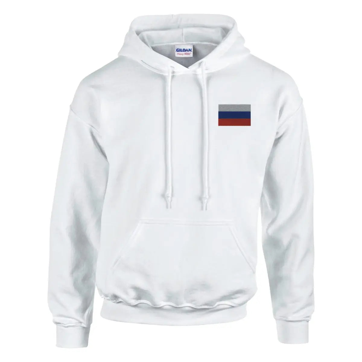 Sweat à capuche Drapeau de la Russie en broderie - Pixelforma 