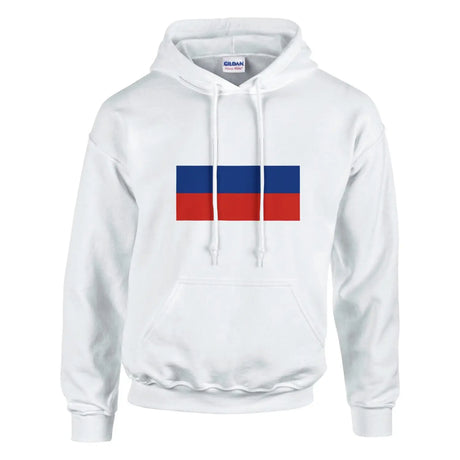 Sweat à capuche drapeau de la russie - pixelformaflag