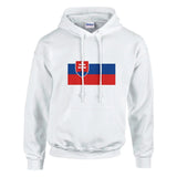 Sweat à capuche Drapeau de la Slovaquie - Pixelforma 