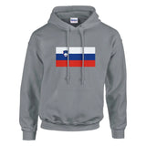 Sweat à capuche Drapeau de la Slovénie - Pixelforma 