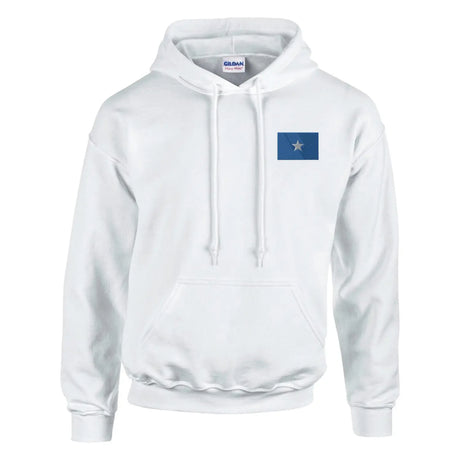 Sweat à capuche drapeau de la somalie en broderie - pixelformaflag