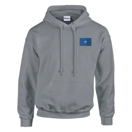 Sweat à capuche drapeau de la somalie en broderie - pixelformaflag
