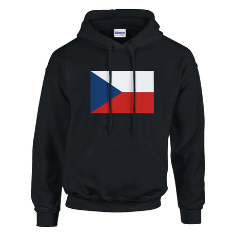 Sweat à capuche Drapeau de la Tchéquie - Pixelforma 