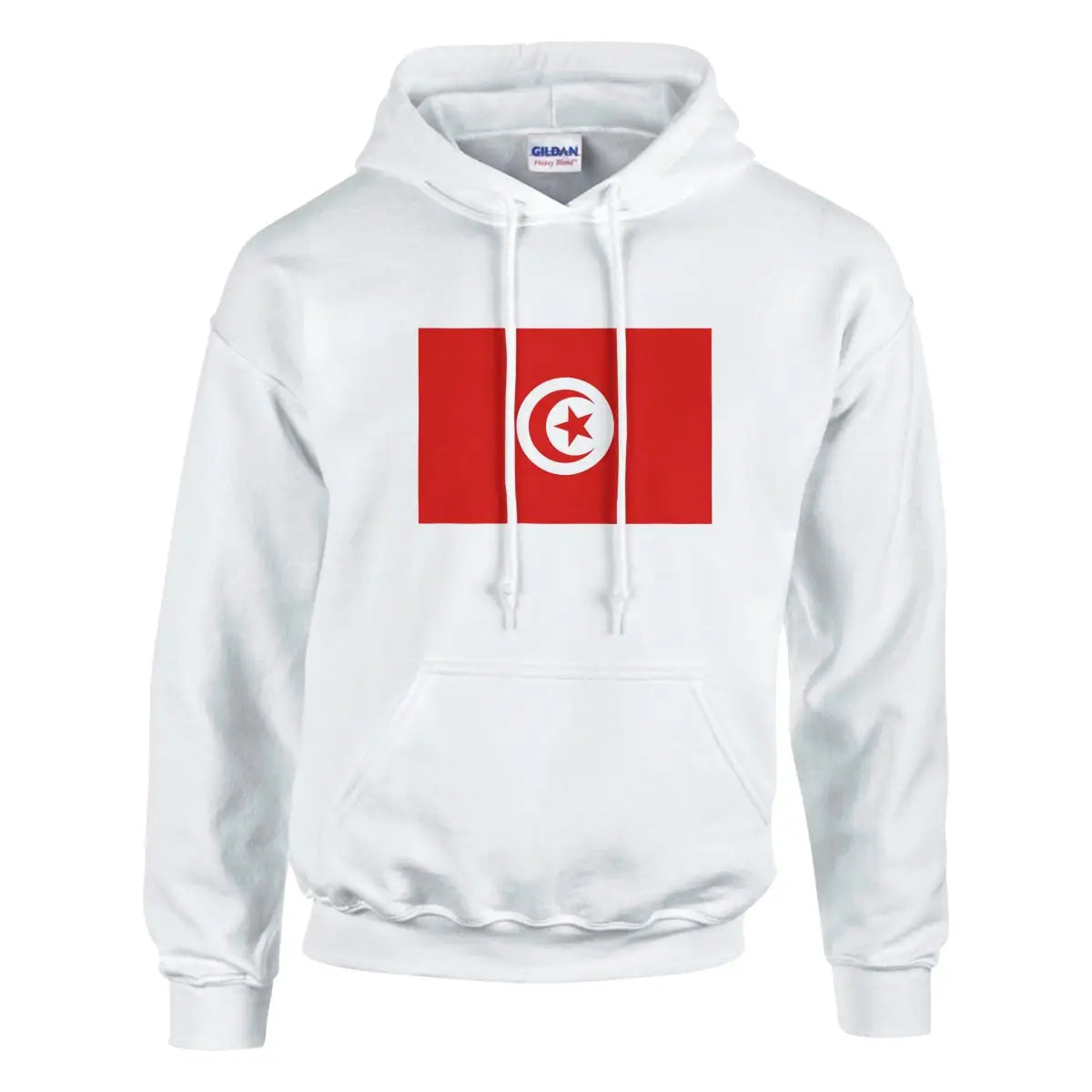 Sweat à capuche Drapeau de la Tunisie - Pixelforma 