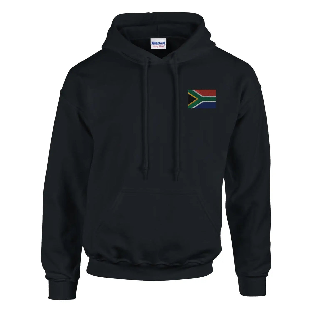 Sweat à capuche drapeau de l’afrique du sud en broderie - pixelformaflag
