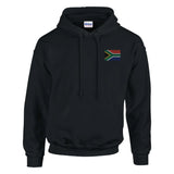 Sweat à capuche drapeau de l’afrique du sud en broderie - pixelformaflag