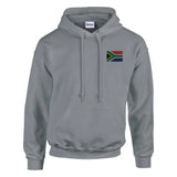 Sweat à capuche drapeau de l’afrique du sud en broderie - pixelformaflag