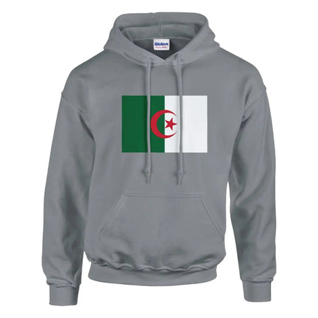 Sweat à capuche Drapeau de l'Algérie - Pixelforma 