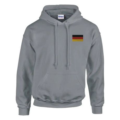 Sweat à capuche Drapeau de l'Allemagne en broderie - Pixelforma 