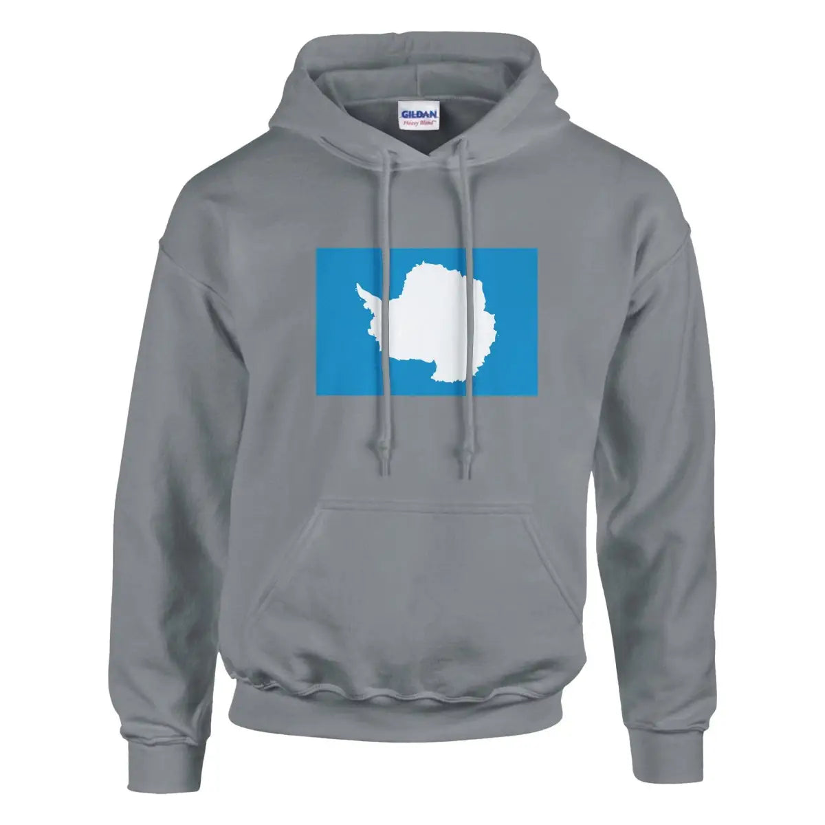 Sweat à capuche Drapeau de l'Antarctique - Pixelforma 