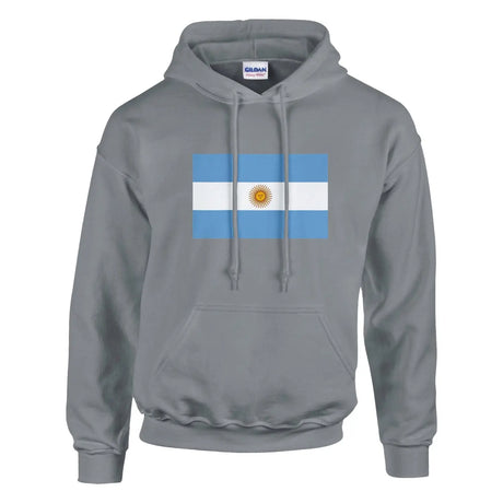 Sweat à capuche drapeau de l’argentine - pixelformaflag