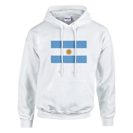 Sweat à capuche drapeau de l’argentine - pixelformaflag