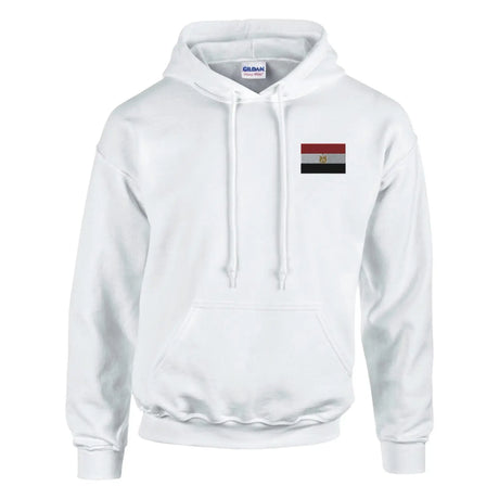 Sweat à capuche drapeau de l’égypte en broderie - pixelformaflag