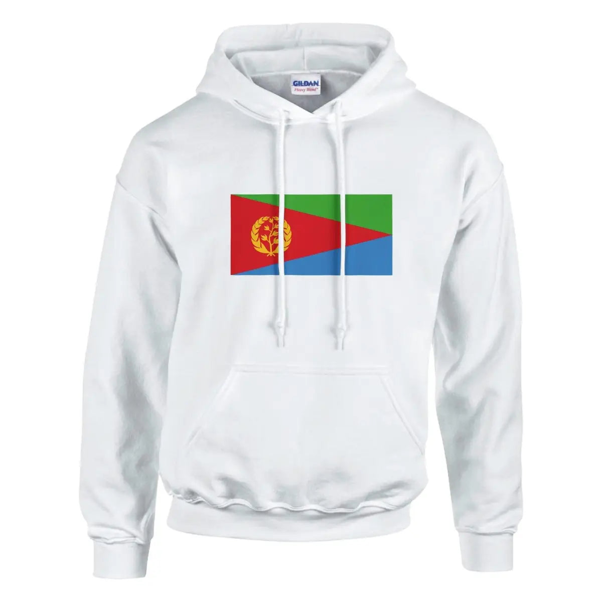 Sweat à capuche Drapeau de l'Érythrée - Pixelforma 