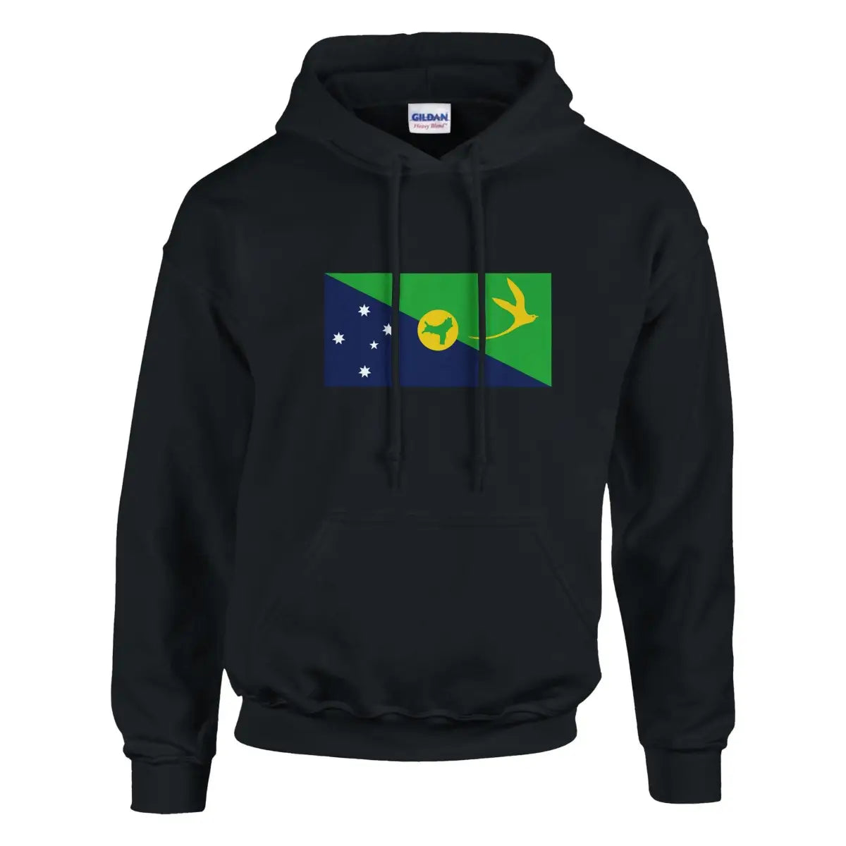 Sweat à capuche Drapeau de l'île Christmas - Pixelforma 