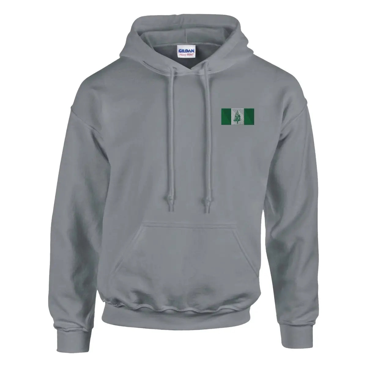 Sweat à capuche drapeau de l’île norfolk en broderie - pixelformaflag