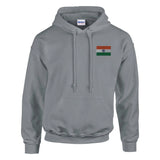 Sweat à capuche drapeau de l’inde en broderie - pixelformaflag