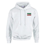 Sweat à capuche drapeau de l’iran en broderie - pixelformaflag