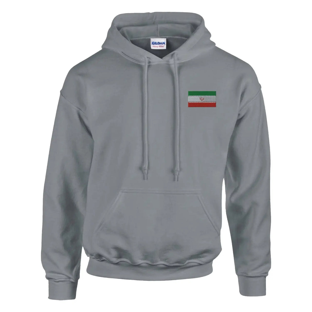 Sweat à capuche drapeau de l’iran en broderie - pixelformaflag