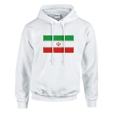 Sweat à capuche drapeau de l’iran - pixelformaflag